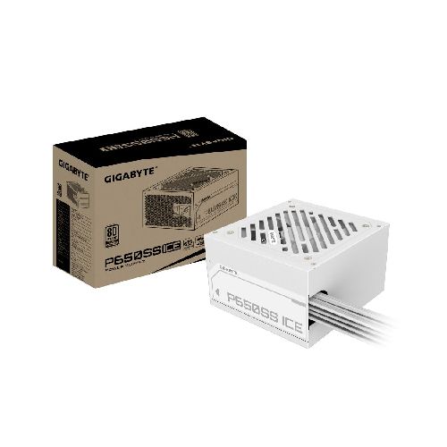 Fuente Gigabyte 650W 80 Plus Silver Plus Blanca