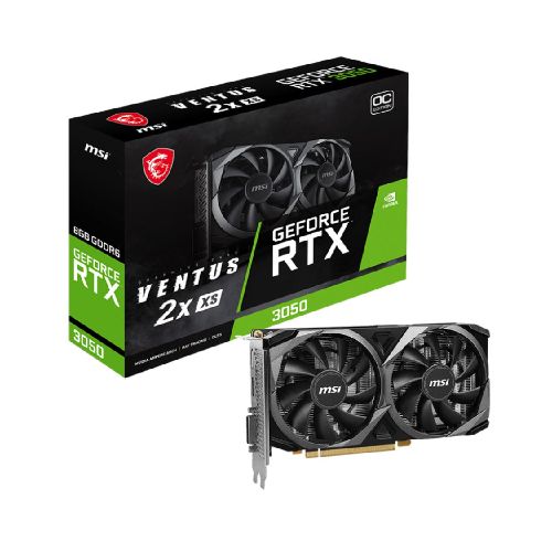 Placa De Video LHR GeForce RTX 3050 8Gb Msi Ventus 2x Xs Oc