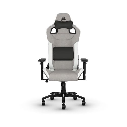 Silla Gamer Corsair T3 RUSH Gris Blanco