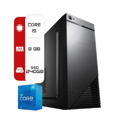 Pc Intel Core i5 12400 - H610 - 8Gb - Ssd 240Gb  