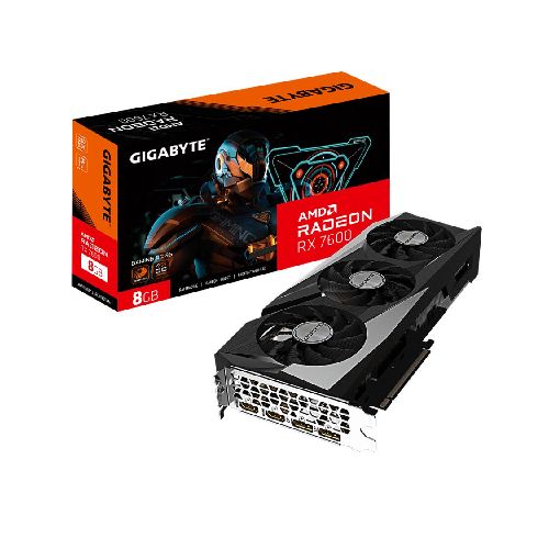 Placa De Video Radeon RX 7600 8Gb Gigabyte Gaming Oc