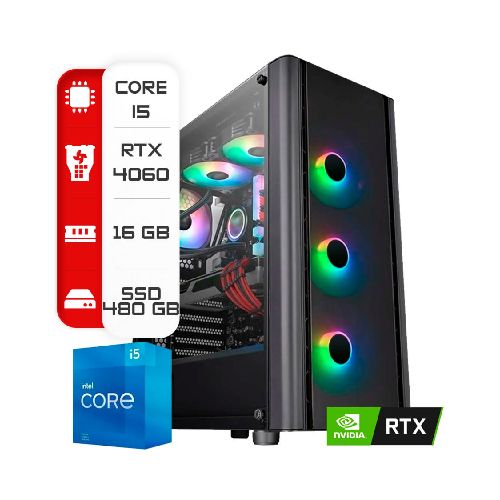 Pc Intel Core i5 14600K-B760-16Gb-RTX4060-Ssd 1TB  