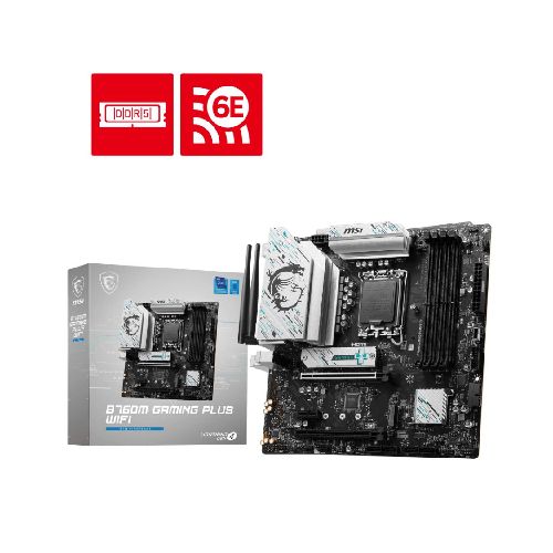 Motherboard 1700 14°Gen - Msi B760M GAMING PLUS WIFI DDR5