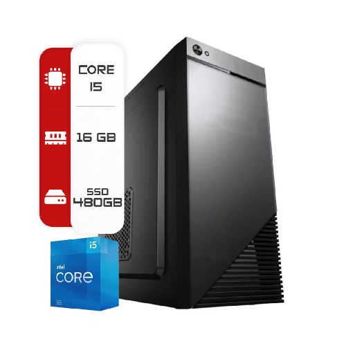 Pc Intel Core i5 12400- H610 - 16Gb - Ssd 480Gb  