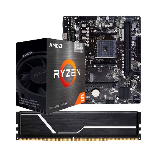 Combo Actualización Nº281 Pc Amd Ryzen 5 5600GT + B550 + 16Gb Blindada