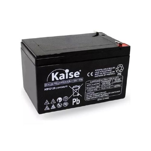 Batería Recargable Sellada 12v 12ah Kaise Kb12120 Ups Alarma