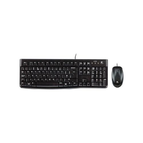 Kit Teclado Y Mouse Logitech MK120 Español Negro  