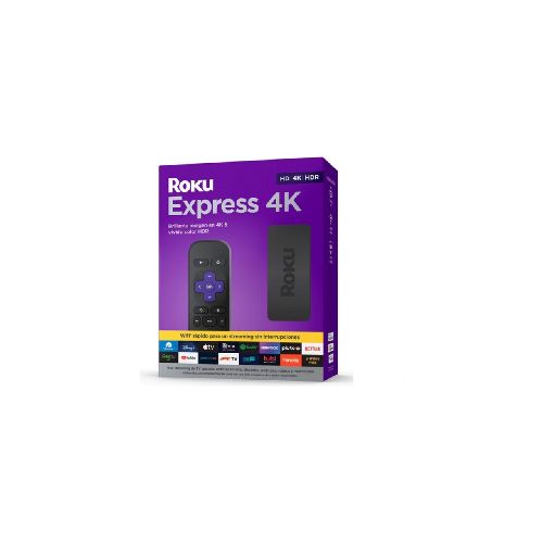 Roku Express 4K Streaming Tv Control Remoto 3940Mx 1Gb Negro  