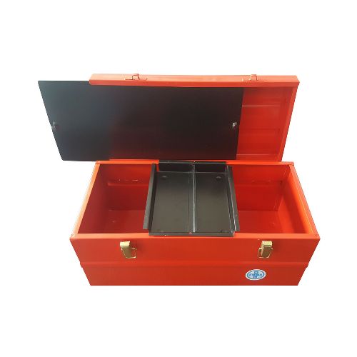 Caja De Herramientas Metálica 445x210x210 mm Con Bandeja Interna