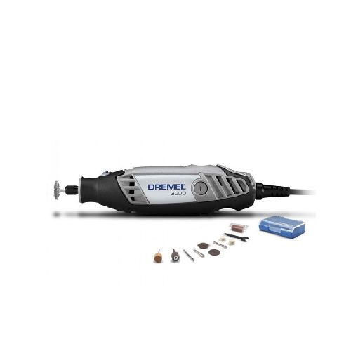 Minitorno Dremel Serie 3000 - 130w + 10 Acc