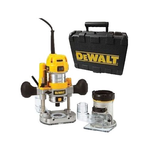 Fresadora Router Rebajador Dewalt Compacto DWP611PK 900w + Maleta