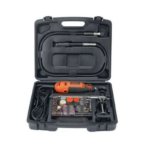 Minitorno Black Decker RT18KA + Maletín y Kit 113 accesorios