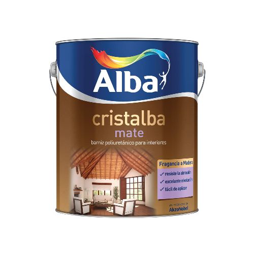 CRISTALBA BARNIZ POLIURETANICO MATE 4 Lt