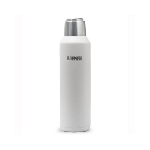 BREMEN TERMO ACERO INOXIDABLE GRIS CON TAPA MAGNÉTICA 1L