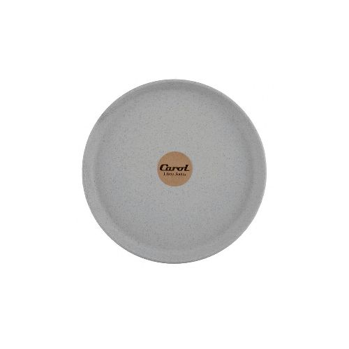 plato 21 cm gris carol areia