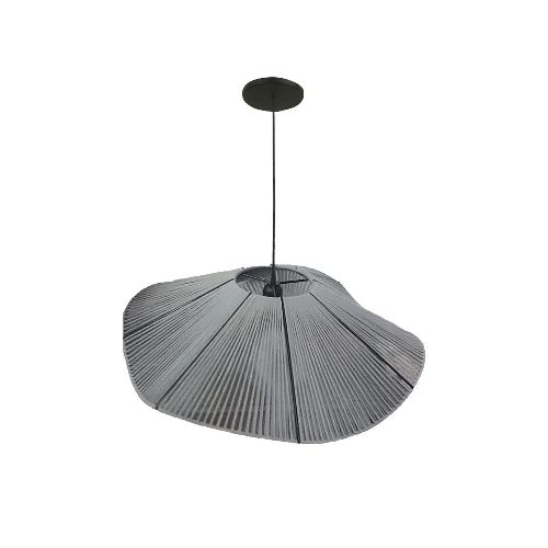 Colgante Capelina 1L E27 Gris 60 Cm Liguen