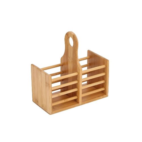 Organizador Cubiertos Bamboo 9X9X12 Cm X1 U