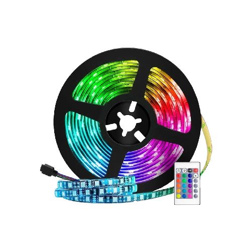 tira led exterior 18w 5mts rgb candela