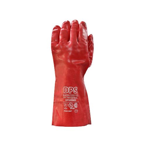 Guante Pvc Rojo Largo 40 Cm Dp