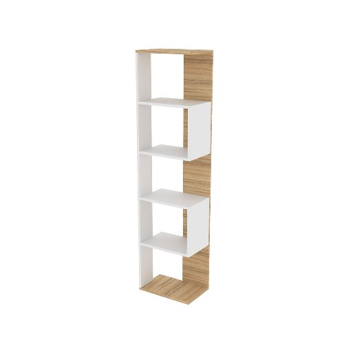 Biblioteca 6E 44.3X29.5X178 Cm Blanco Fiplasto