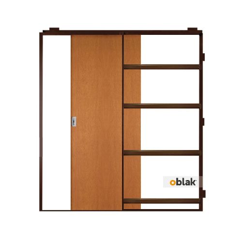 Puerta Embutir Cedro Mch Yeso 200X60Cm Oblak