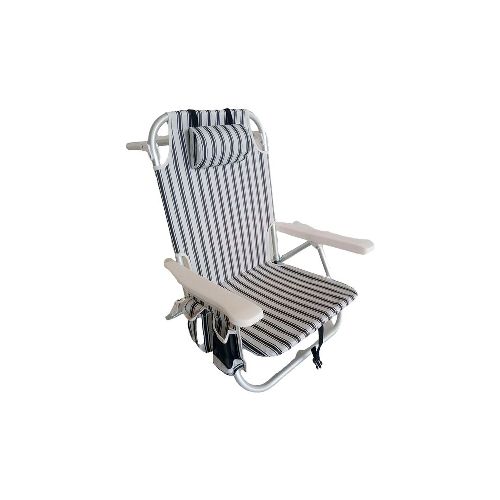 Silla Playa Alum Cool Plus Raya Negra Outzen