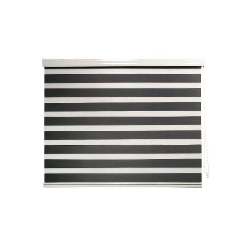 Cortina roller Zebra Gris 120x165 cm Cotidiana