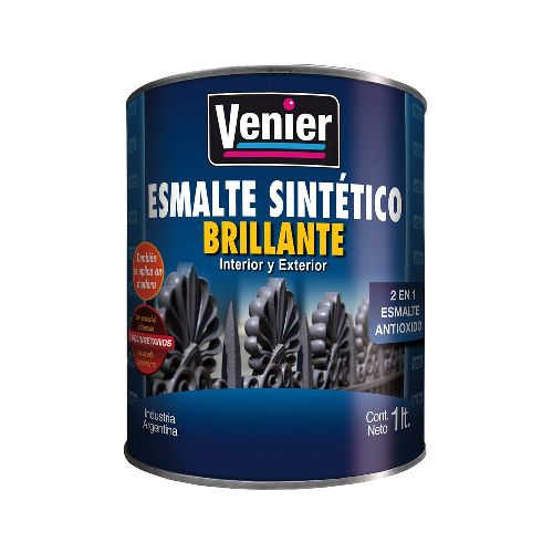 Esmalte Sintético 3P Interior/Exterior Amarillo Brillante X1Lt Venier