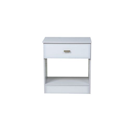 Mesa De Luz Benevento 1C 45X30X50 Bco Ricchezze