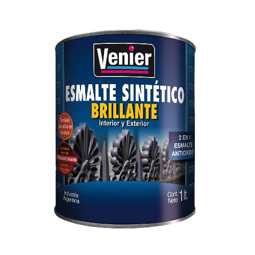 Esmalte Sintético 3P Interior/Exterior Naranja Brillante x1Lt Venier