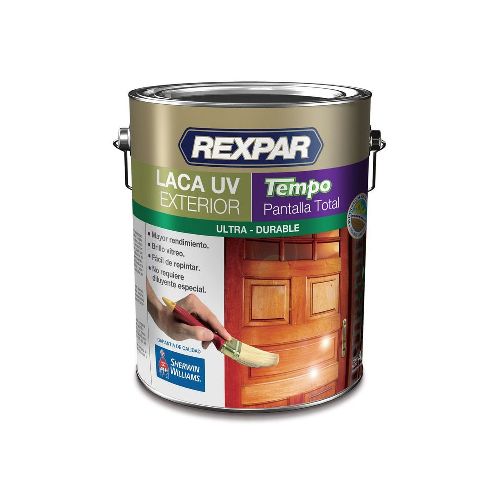 Laca Uv Exterior Tempo Brillante Rexpar 4 Lts