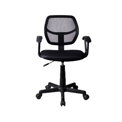 Silla de escritorio negro 80x48x45 cm M+Design