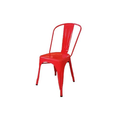 Silla Tolix 45X45X85 Cm Rojo Kuma Home