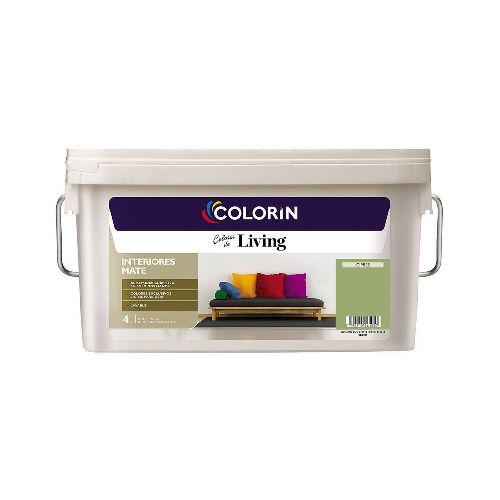 Látex Interior Living Ciprés 4Lts Colorin