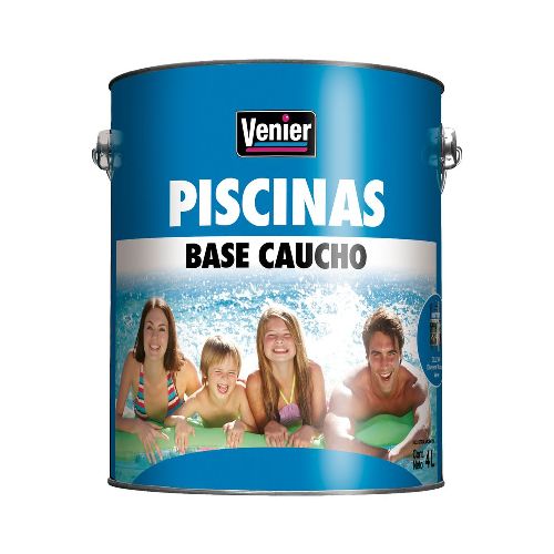 Pileta Base Caucho Azul 4 Lts Venier