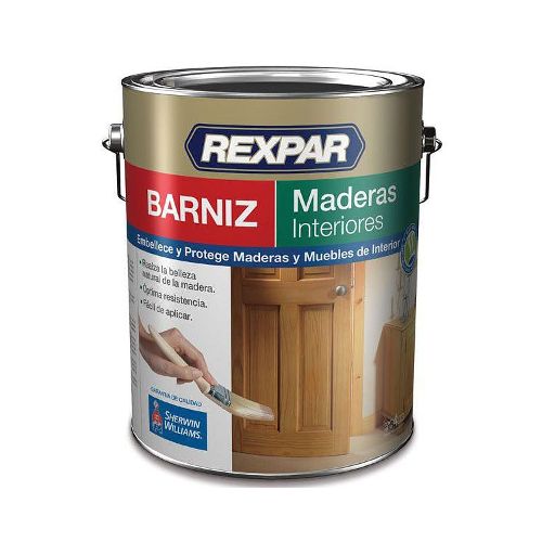 Barniz Interior Satinado Rexpar 1Lts Sherwin Williams