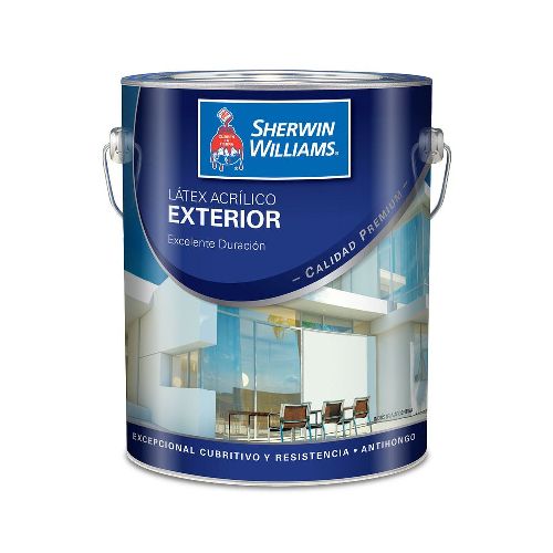 SW Látex Exterior Acrílico Rojo Teja 4 Lts.