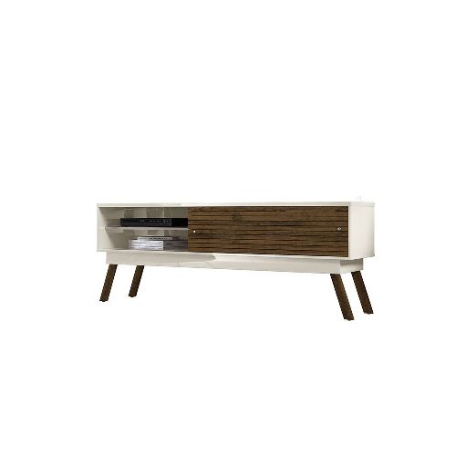 Rack Tv Midtown Camilo 180 Cm Marrón Y Blanco