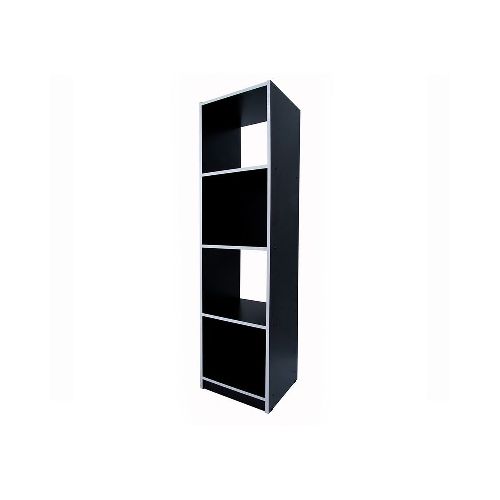 Biblioteca Gamer 40X35X151 Cm Negro Muebles Gacela