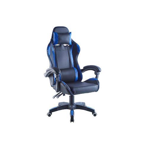 Silla Gamer Ergonómica 128X65X70Cm Azul Midtown