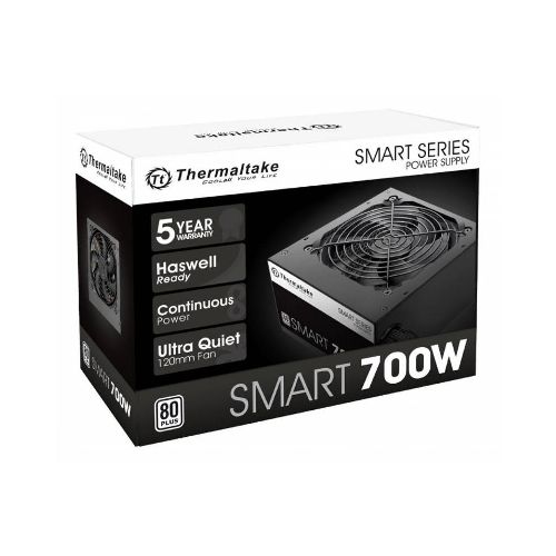 Fuente Gamer Thermaltake Smart 700W Ag80 Plus White