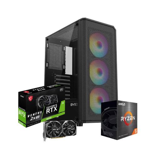 Pc Gamer Amd Ryzen 5 5600X - 16Gb Ram - Ssd 480Gb - Rtx 3050 - 500W 80 Plus Bronze