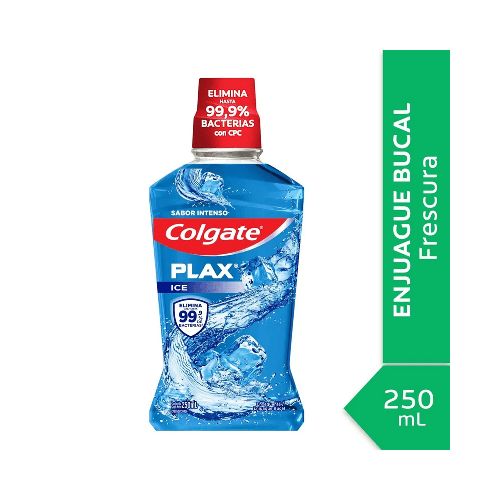 Colgate Plax Farmaplus Ice Enjuague Bucal Sin Alcohol X 250 Ml - Farmacia Online, dermocosmética y cuidado personal - FarmaPlus