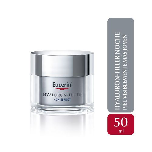 Crema antiarrugas de noche Eucerin Farmaplus HYALURON-FILLER + 3x Effect para todo tipo de piel x 50 ml - Farmacia Online, dermocosmética y cuidado personal - FarmaPlus