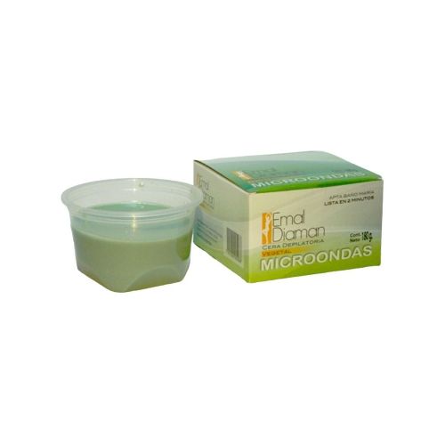 Emal Diaman Cera Depilatoria Vegetal Microondas 180g - Farmacia Online, dermocosmética y cuidado personal - FarmaPlus