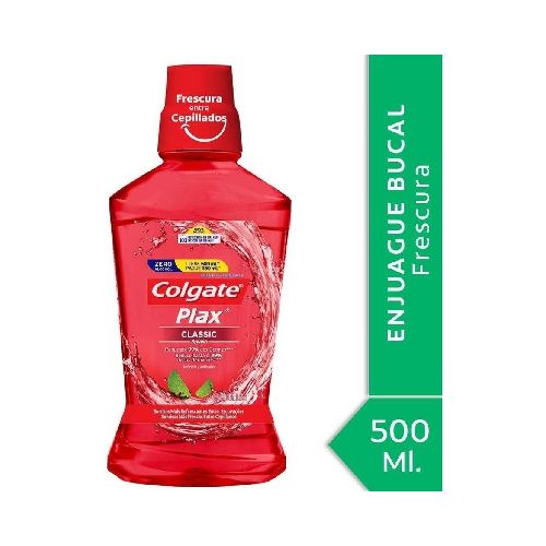 Colgate Plax Classic Enjuague Bucal Sin Alcohol X 500 Ml - Farmacia Online, dermocosmética y cuidado personal - FarmaPlus