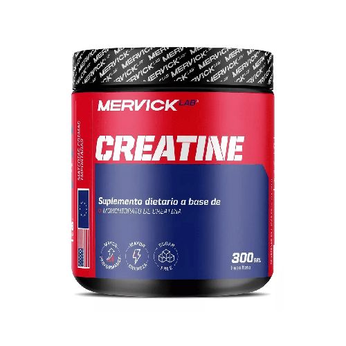 Creatina Monohidrato Mervick Lab Farmaplus Premium Potenciador 300g - Farmacia Online, dermocosmética y cuidado personal - FarmaPlus