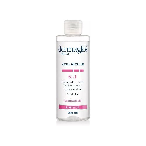 Dermaglós Facial Agua Micelar 6 En 1 X 200ml en FarmaPlus - Farmacia Online, dermocosmética y cuidado personal - FarmaPlus