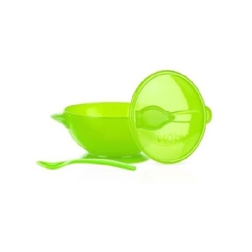 Nuby Bowl De Colores Con Tapa Y Ventosa Incluye Cuchara 1u - Farmacia Online, dermocosmética y cuidado personal - FarmaPlus