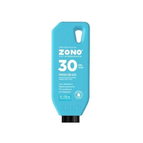 Zono en FarmaPlus: Zono Protector Solar 30fps Vit. E Proteccion Alta 120ml - Farmacia Online, dermocosmética y cuidado personal - FarmaPlus